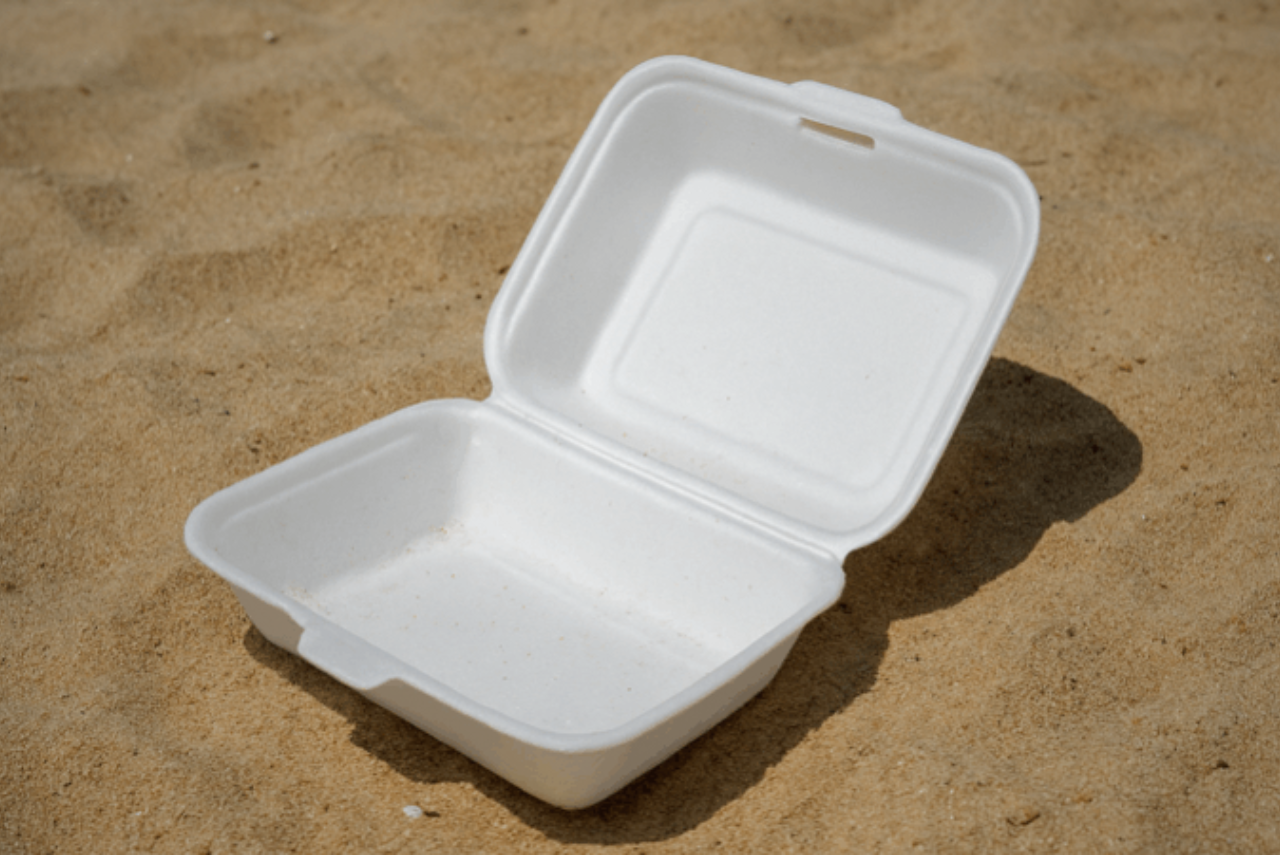 Resíduos de “quentinhas” são principal origem de microplásticos encontrados em praia carioca