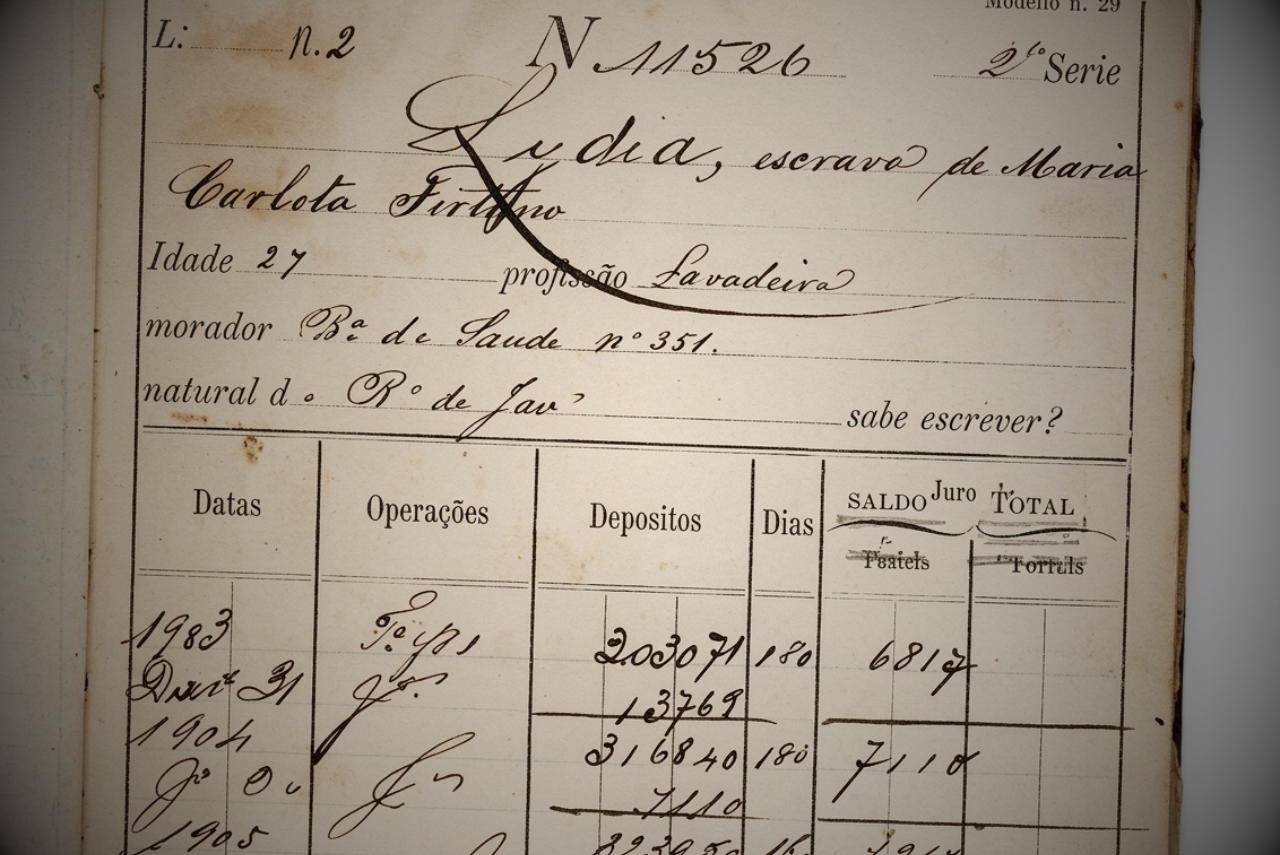 Arquivo Nacional negocia acordo com a Caixa Econômica para digitalizar cadernetas de poupança de pessoas escravizadas no século 19