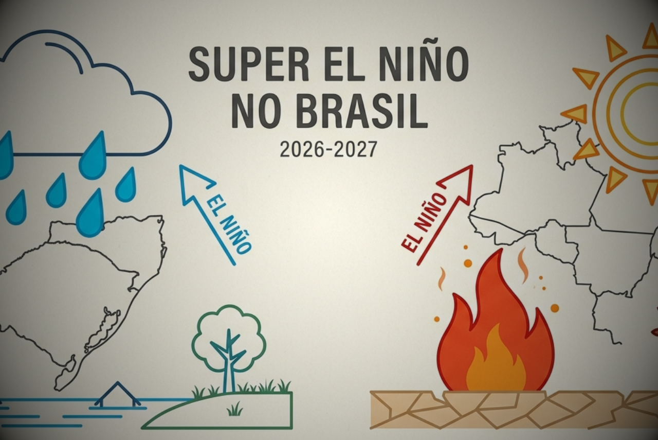 El Nino se intensifica no Pacífico e ameaça o clima no Brasil até 2027